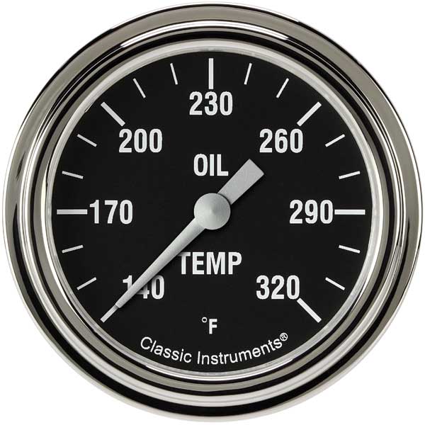 HR328SLF - Classic Instruments Hot Rod Oil Temperature Gauge