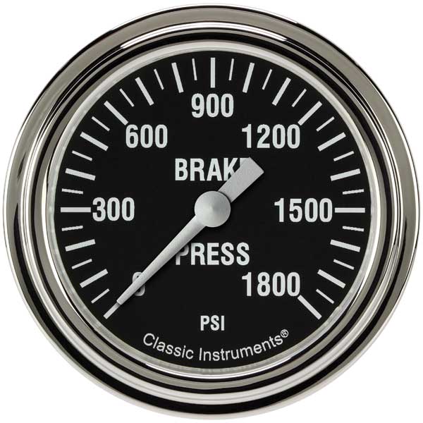 HR367SLF - Classic Instruments Hot Rod Brake Pressure Gauge
