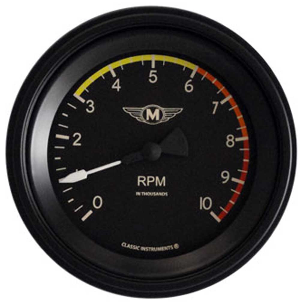MA10BLF - Classic Instruments Moal Bomber tachometer 10000 RPM
