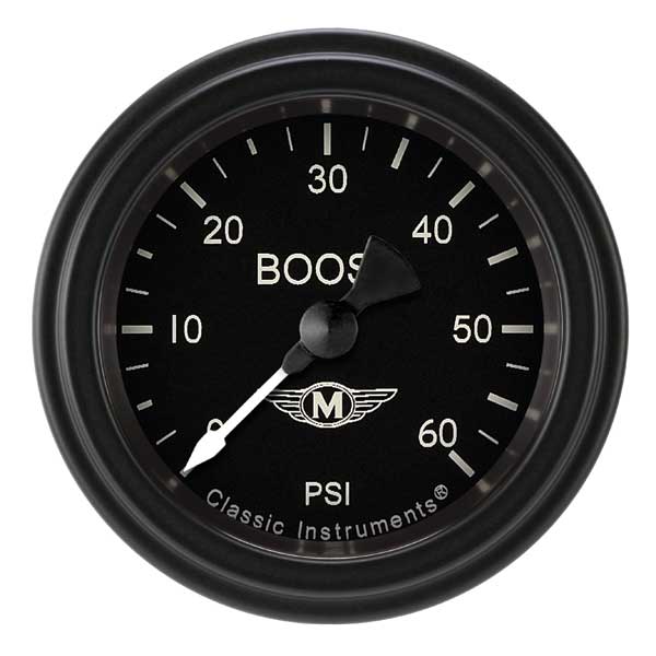 MA143BLF - Classic Instruments Moal Bomber Boost gauge (60PSI)