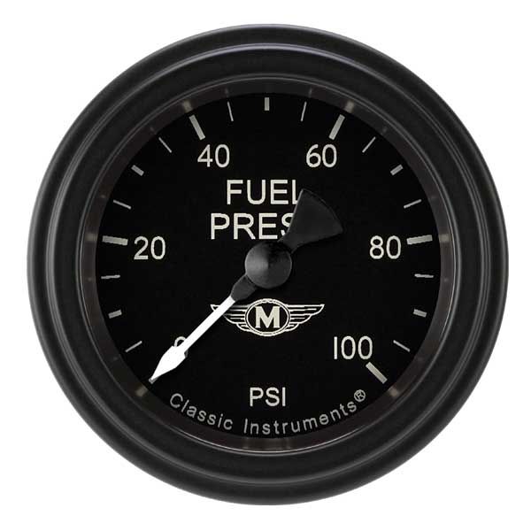 MA146BLF - Classic Instruments Moal Bomber Fuel Pressure gauge (100PSI)