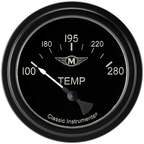 MA226BLF-12 - Classic Instruments Moal Bomber water temperature gauge