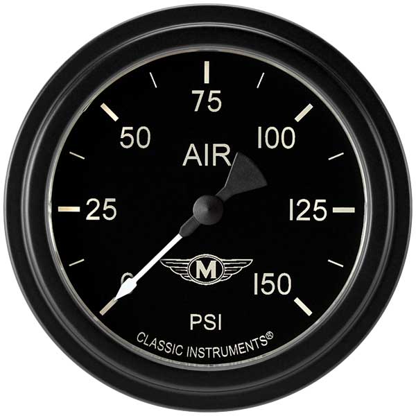 MA318BLF - Classic Instruments Moal Bomber air pressure gauge (150PSI)