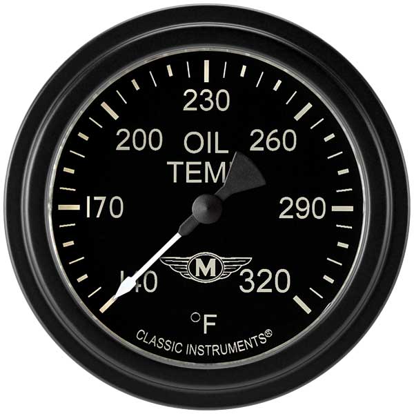 MA328BLF - Classic Instruments Moal Bomber Oil Temperature gauge