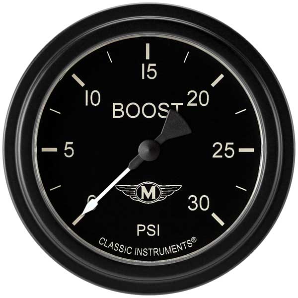 MA342BLF - Classic Instruments Moal Bomber Boost gauge (30PSI)