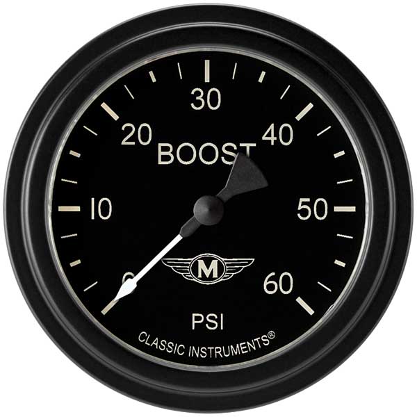 MA343BLF - Classic Instruments Moal Bomber Boost gauge (60PSI)