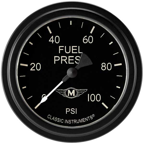 MA346BLF - Classic Instruments Moal Bomber Fuel Pressure gauge (100PSI)