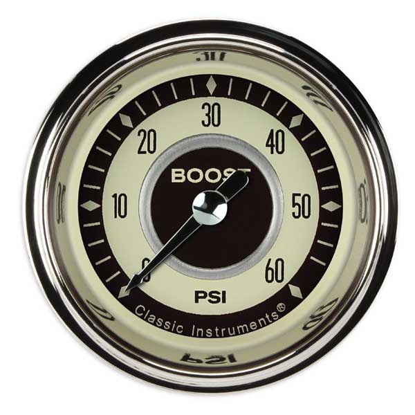 NT143SHC - Classic Instruments Nostalgia VT Boost Gauge 60PSI