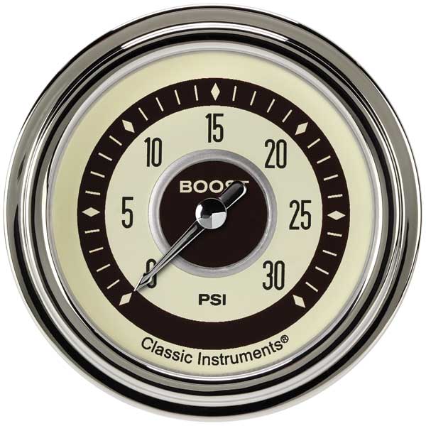 NT342SLC - Classic Instruments Nostalgia VT Boost Gauge 30PSI