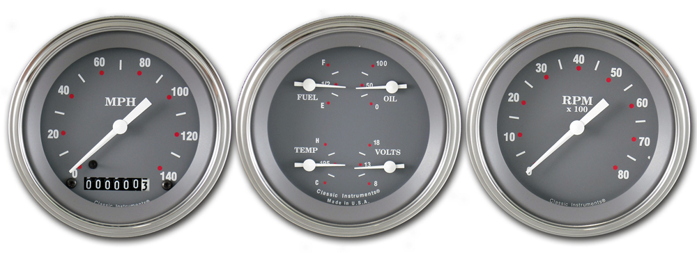 SG03SLF - Classic Instruments SG 3 gauge set Speedometer Tachometer Quad