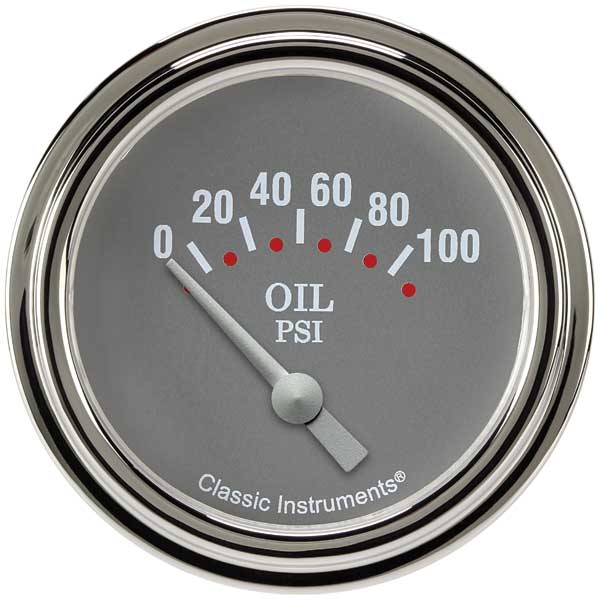 SG281SLF - Classic Instruments SG Oil Pressure Gauge 100PSI