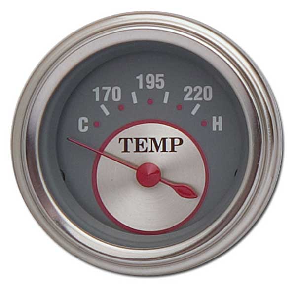 SS26SLF - Classic Instruments Silver Series Water Temperature Gauge