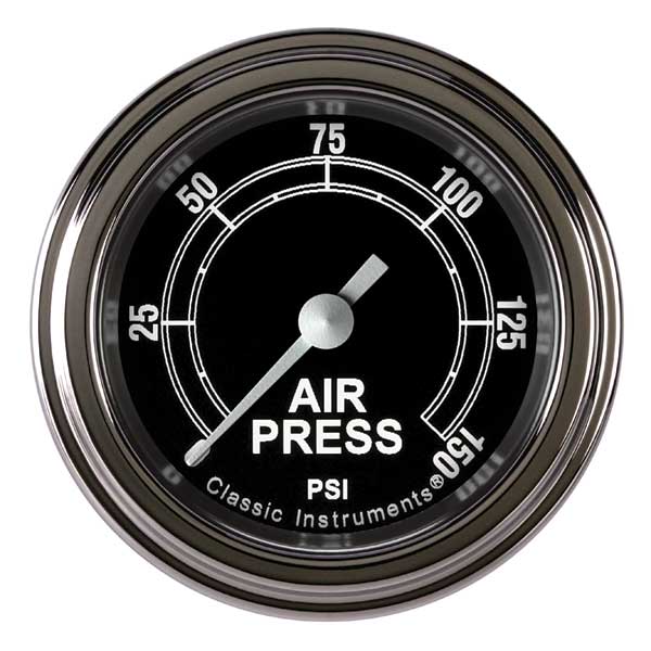 TR118SLF - Classic Instruments Traditional Air Pressure Gauge 150PSI