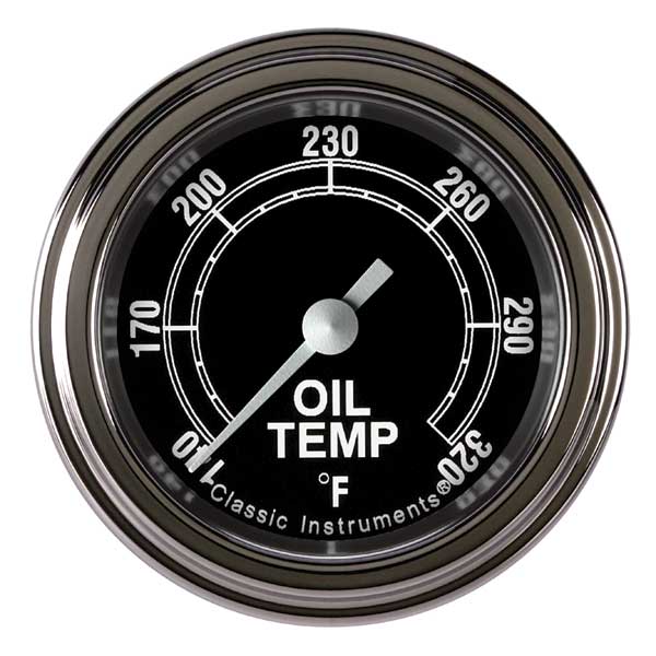 TR128SLF - Classic Instruments Traditional Oil Temperature Gauge