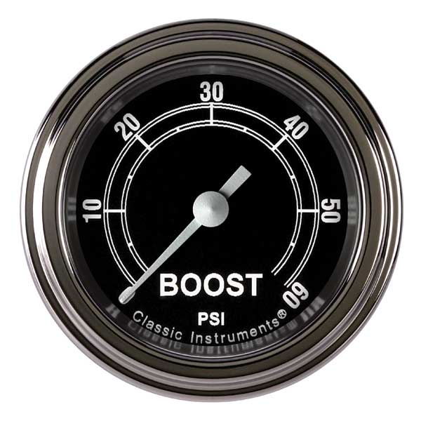 TR143SLF - Classic Instruments Traditional Boost Gauge 60PSI