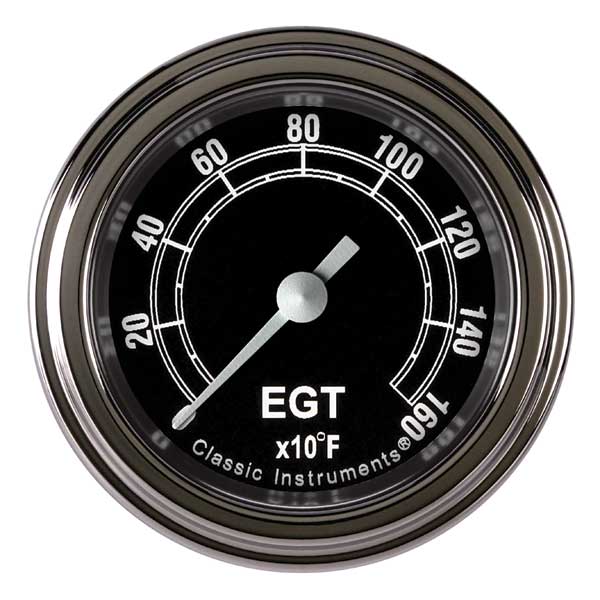 TR198SLF - Classic Instruments Traditional Exhaust Gas Temperature Gauge Pyrometer