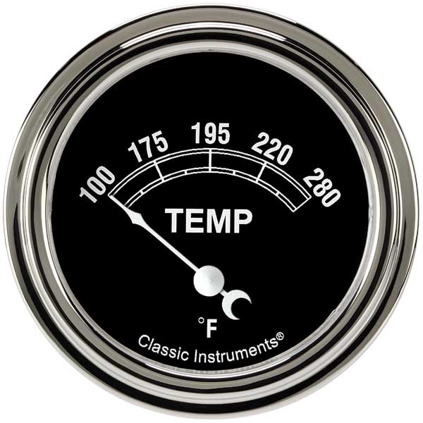 TR226SLF-02 - Classic Instruments Traditional Water Temperature Gauge