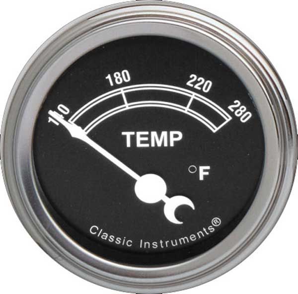 TR26SLF - Classic Instruments Traditional Series Water Temperature Gauge