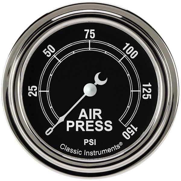 TR318SLF - Classic Instruments Traditional Air Pressure Gauge 150PSI