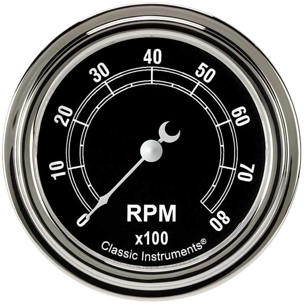 TR383SLF - Classic Instruments Traditional Tachometer 8,000 RPM