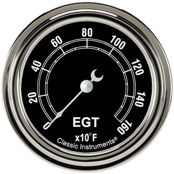 TR398SLF - Classic Instruments Traditional Exhaust Gas Temperature Gauge Pyrometer