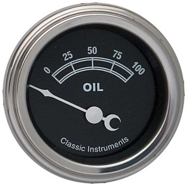TR81SLF - Classic Instruments Traditional Series Oil Pressure Gauge