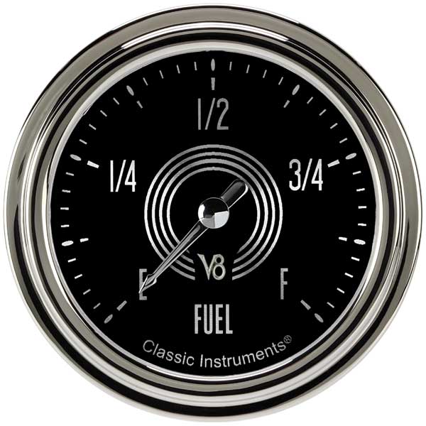 V8SR309SLC - Classic Instruments V8 Speedster Series Fuel Pressure Gauge