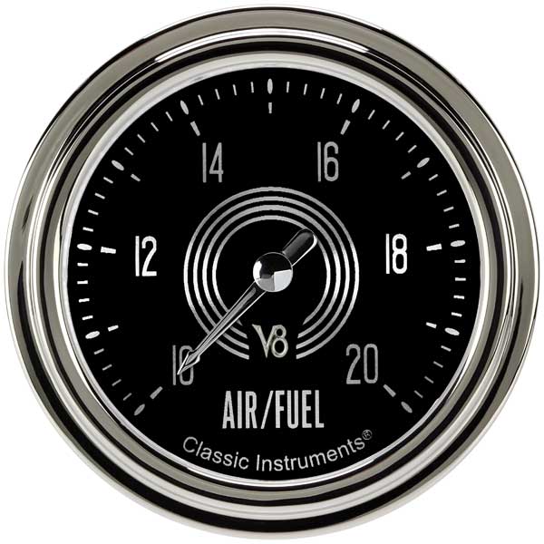 V8SR394SLC - Classic Instruments V8 Speedster Series Fuel Pressure Gauge 15PSI