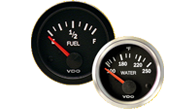 VDO Vision Black & Vision Chrome marine gauges