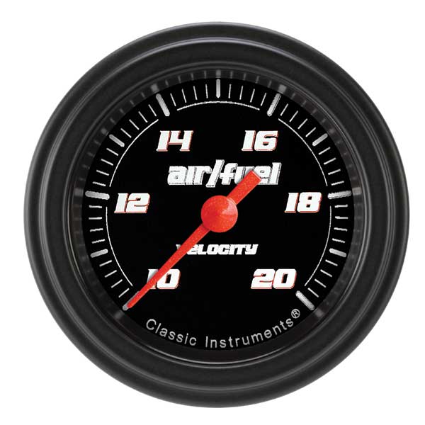 VS194BBLF - Classic Instruments Velocity Black Series Air-Fuel Ratio Gauge