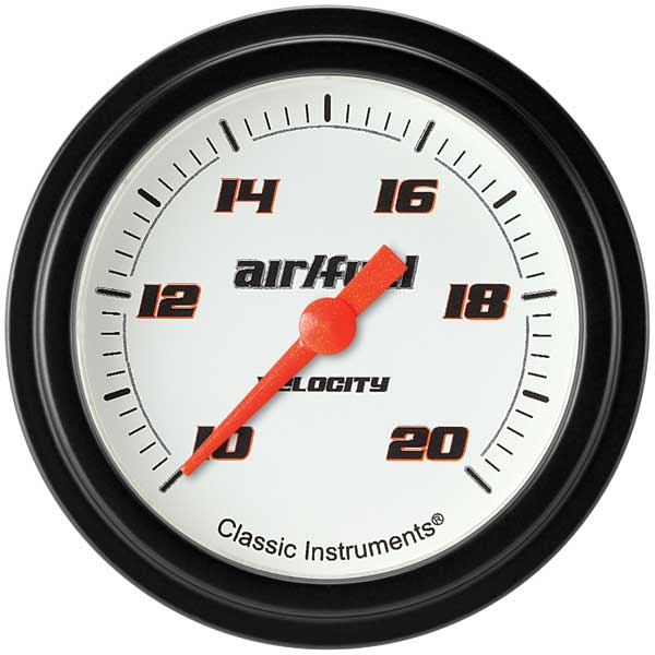 VS394WBLF - Classic Instruments Velocity White Series Air-Fuel Ratio Gauge