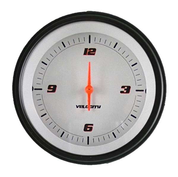 VS93WBLF - Classic Instruments Velocity White Series Clock