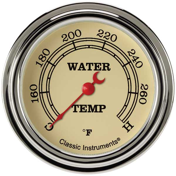 VT326SLF-02 - Classic Instruments Vintage Water Temperature Gauge