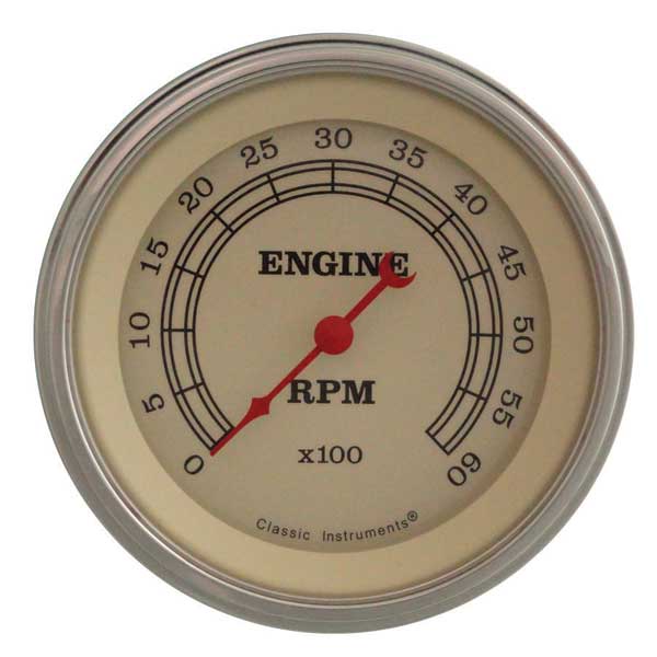 VT60SLF - Classic Instruments Vintage Tachometer 6000 RPM