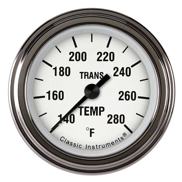WH127SLF - Classic Instruments White Hot Transmission Temperature Gauge