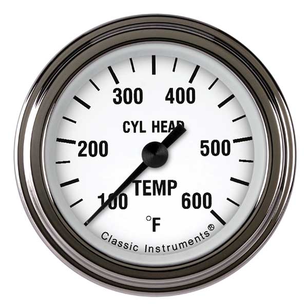 WH197SLF - Classic Instruments White Hot Cylinder Head Temperature Gauge