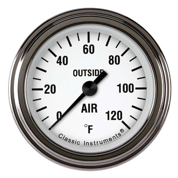 WH199SLF - Classic Instruments White Hot Outside Air Temperature Gauge