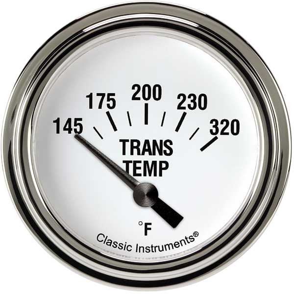 WH227SLF - Classic Instruments White Hot Transmission Temperature Gauge