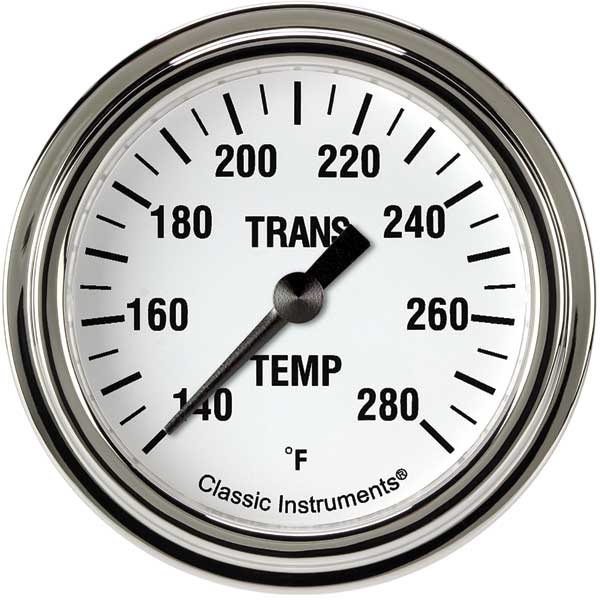 WH327SLF - Classic Instruments White Hot Transmission Temperature Gauge